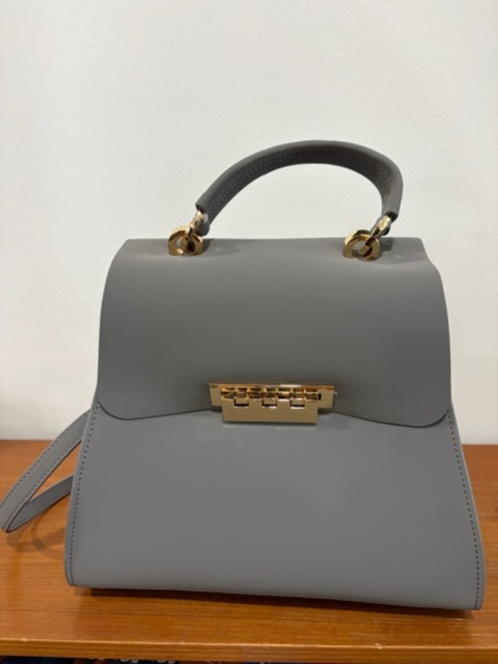 Zac Posen Leather Top Handle Bag